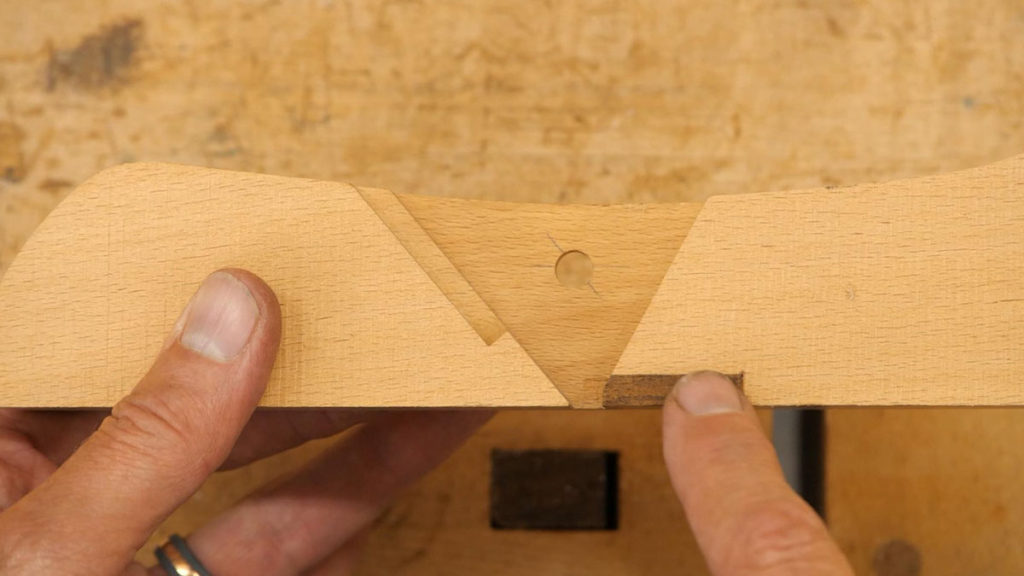 wood plane repair cross-section