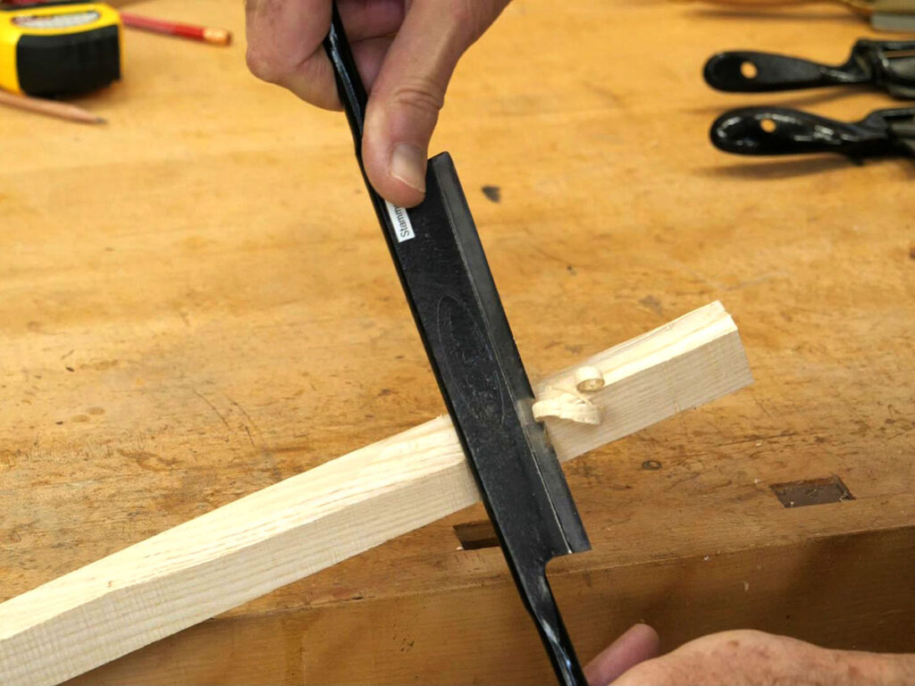 shaping with spokeshave